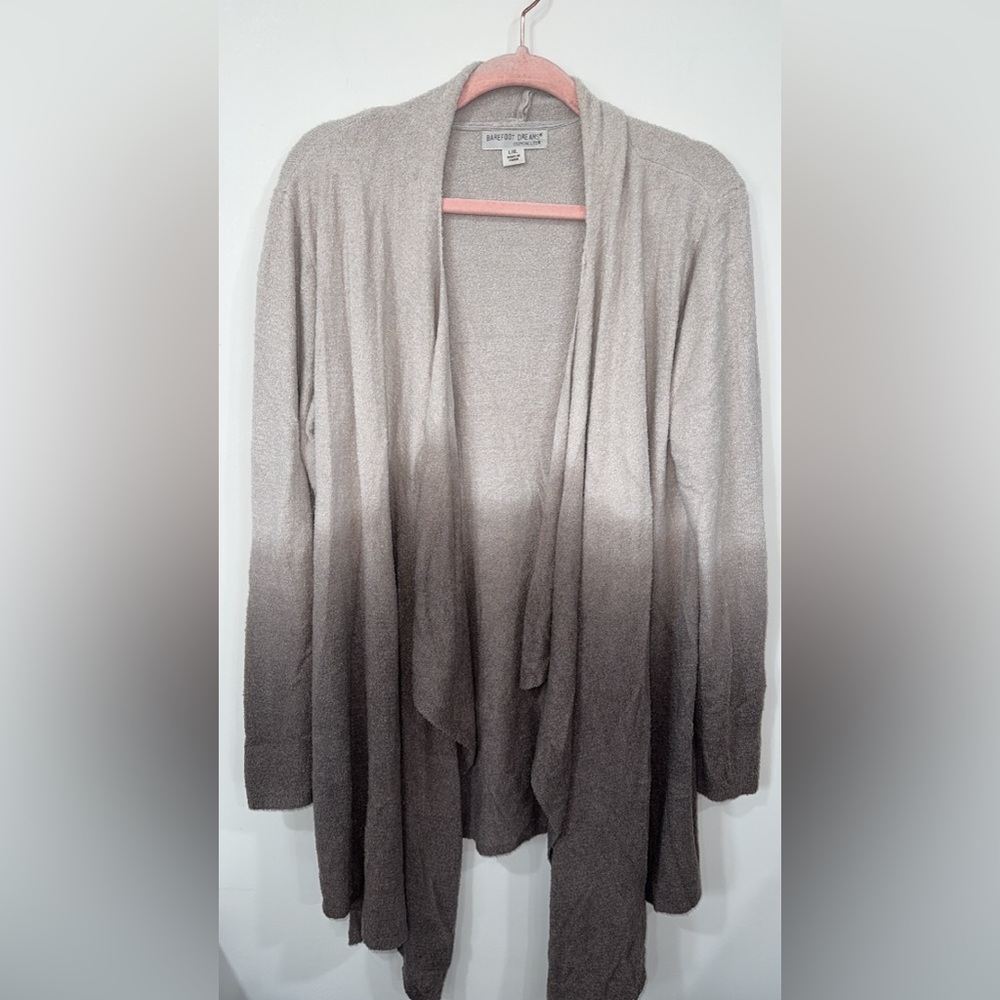 Barefoot Dreams Cozychic Lite Stone Ombre Cardigan